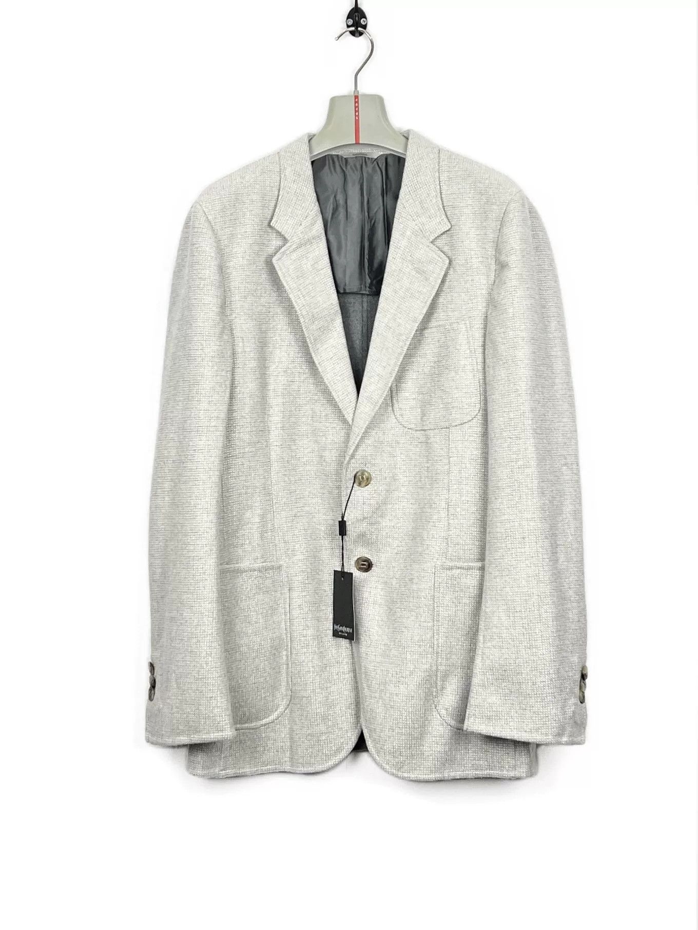 Saint Laurent Paris Yves Saint Laurent Wool Blazer Size US L / EU 52-54 / 3 - 1 Thumbnail