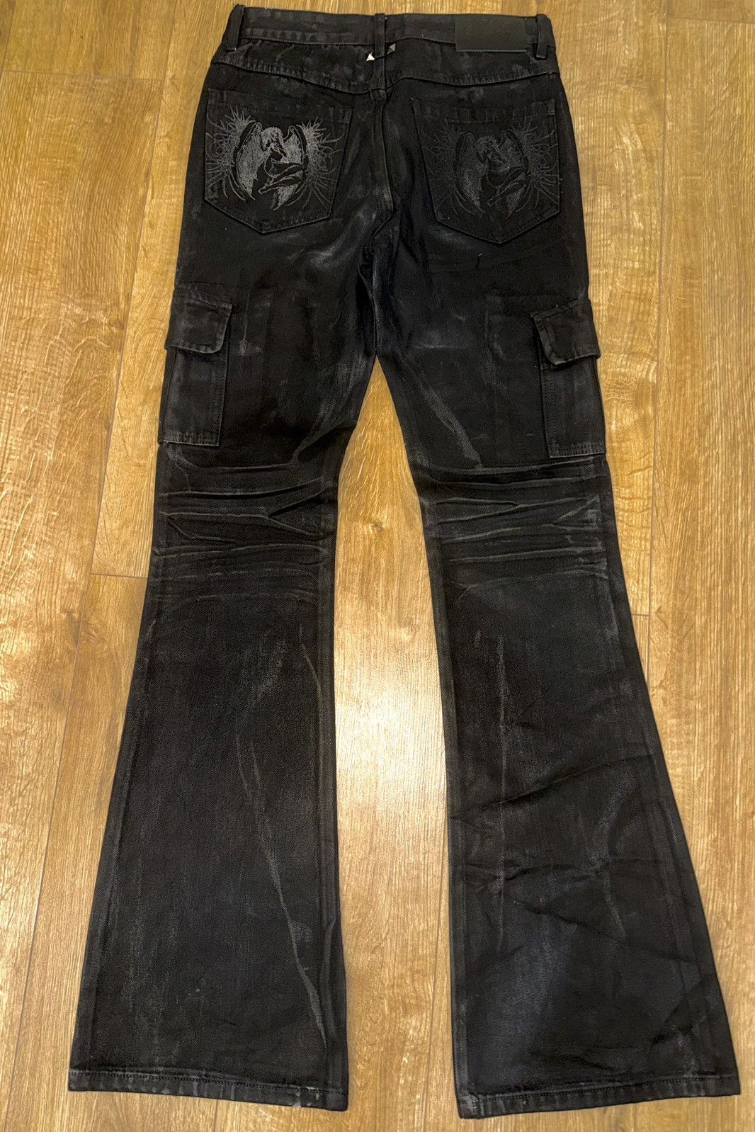 Other VENDETTA WAXED DENIM JEANS Size US 28 / EU 44 - 4 Thumbnail
