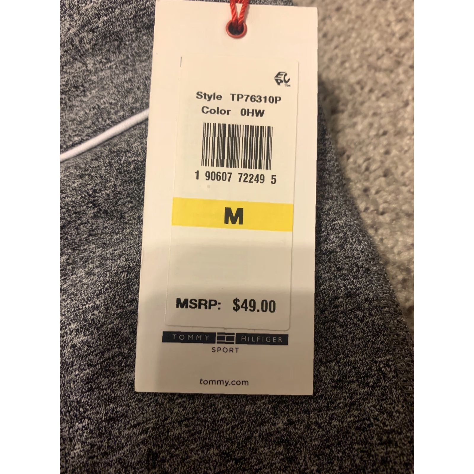 Tommy Hilfiger Tommy Hilfiger Sport Gray Leggings Size M Women Activewear Leggings Size 32" / US 10 / IT 46 - 6 Thumbnail