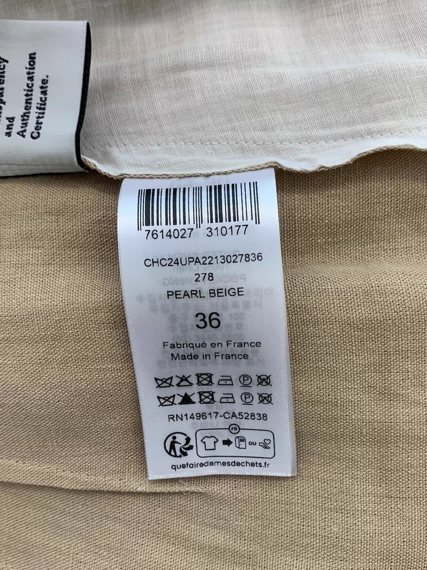 Chloe Chloe Khaki Linen Trousers 36 New Size 25" / US 0 / IT 36 - 5 Thumbnail
