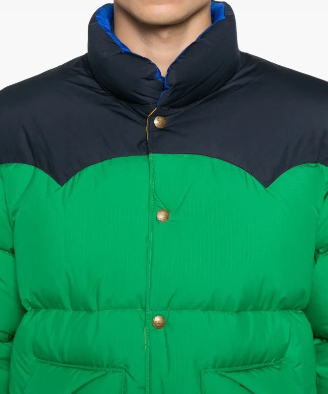 Polo Ralph Lauren Polo Ralph Lauren Color Block Western Down Puffer Jacket Size US XL / EU 56 / 4 - 8 Thumbnail