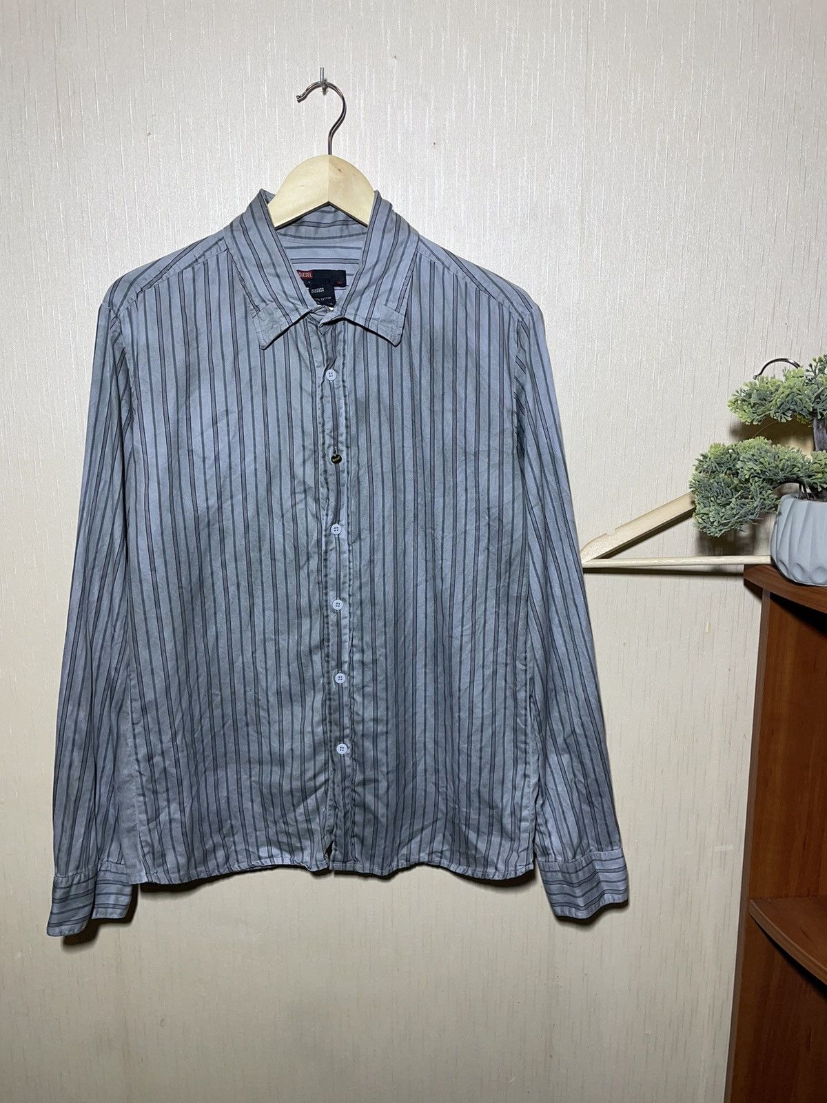 Diesel × Vintage Diesel vintage y2k shirt 90s Size US L / EU 52-54 / 3 - 1 Thumbnail