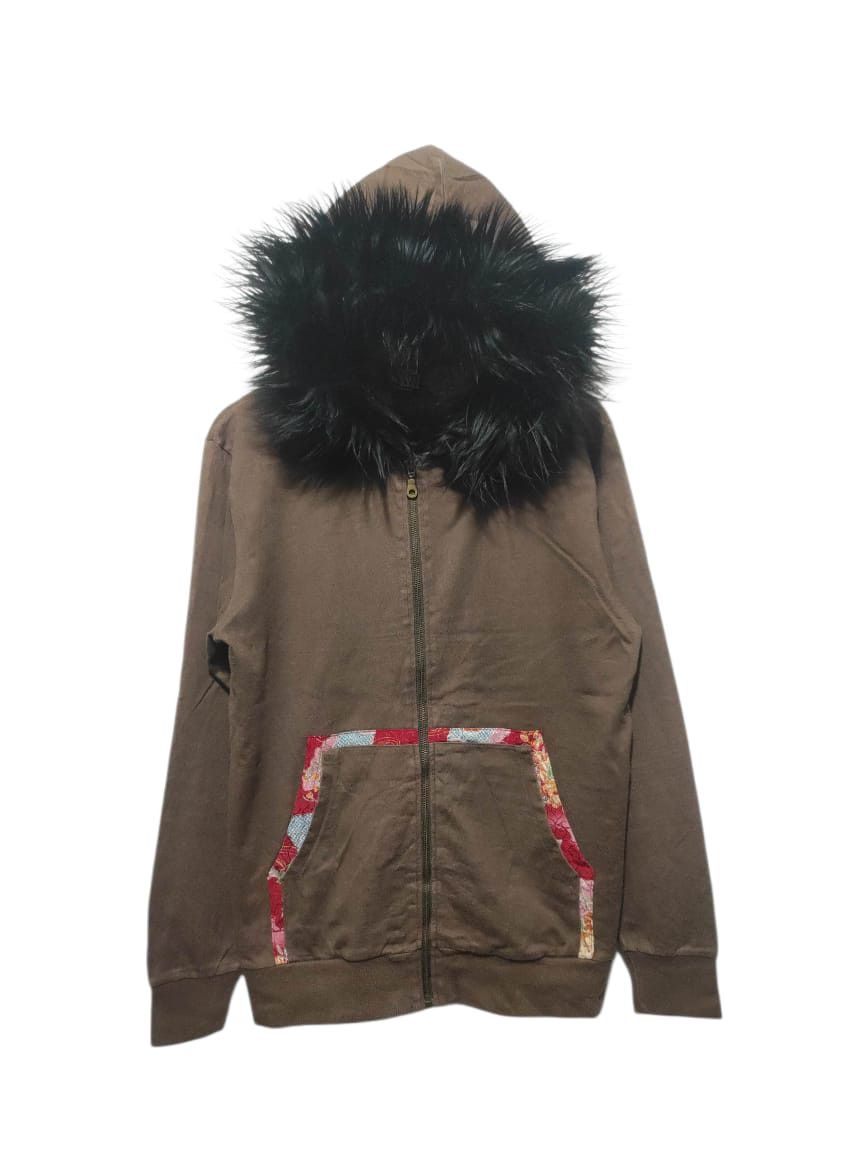 Japanese Brand Sharaku zipper fur hoodie ifsix LGB style Size US L / EU 52-54 / 3 - 1 Thumbnail