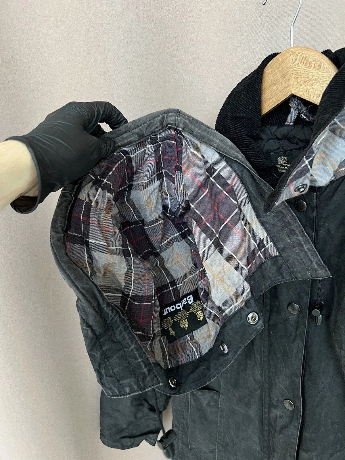 Barbour Barbour Wax Jacket Womens Size S/M or US 8 Full Zip Vintage Size S / US 4 / IT 40 - 11 Thumbnail