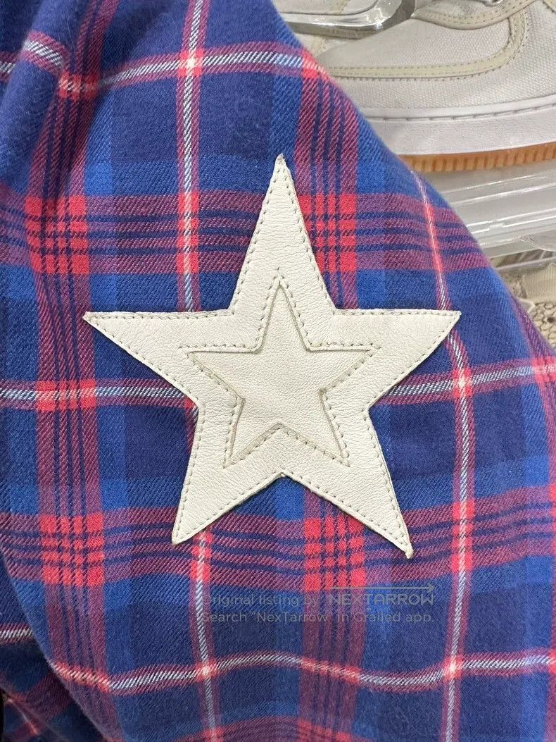 Chrome Hearts CHROME HEARTS Size XL Star patch plaid shirt Size US XL / EU 56 / 4 - 3 Thumbnail