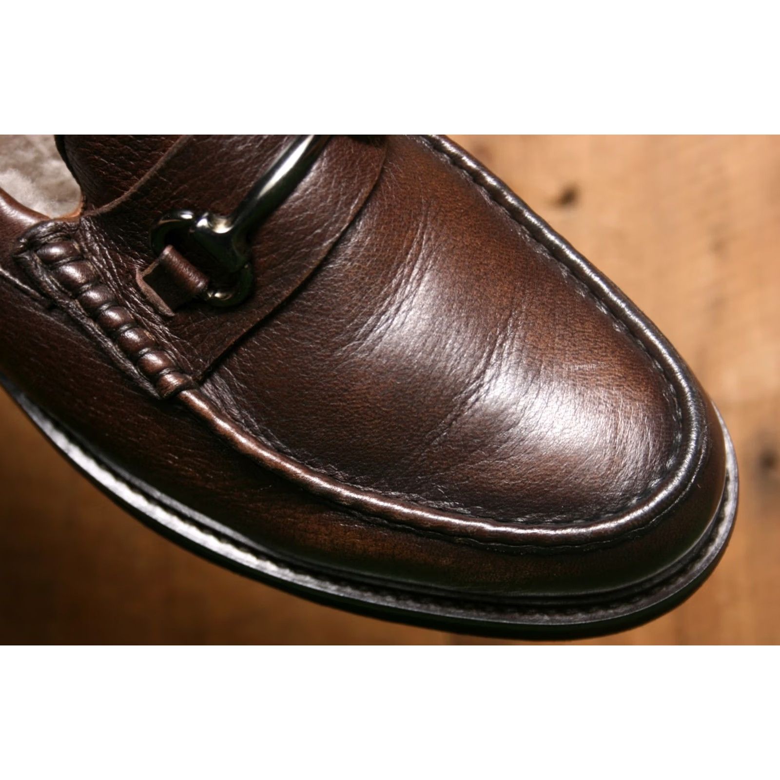 To Boot New York TO BOOT NEW YORK Adam Derrick Brown Leather Fur Lined Bit Loafers Sz. 9 Men Slip On Brown Leather Loafer 9 Mens Italy Leather Fur Lined Bit Loafers Size US 9 / EU 42 - 6 Thumbnail
