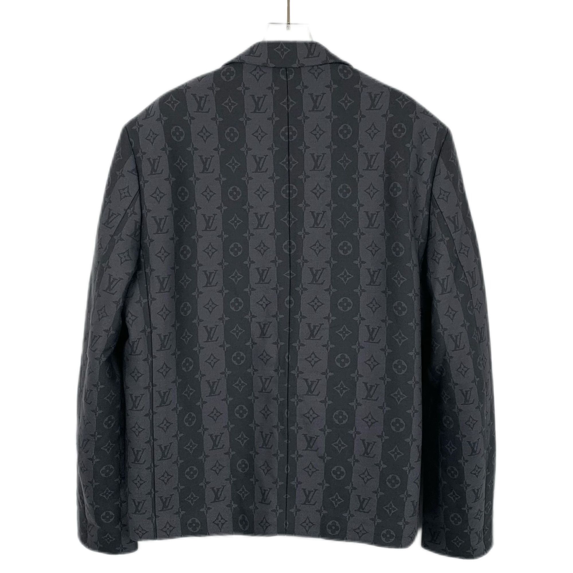 Louis Vuitton Louis Vuitton Monogram Dark Grey Wool Blend Logo Print Blaze Size US L / EU 52-54 / 3 - 8 Thumbnail