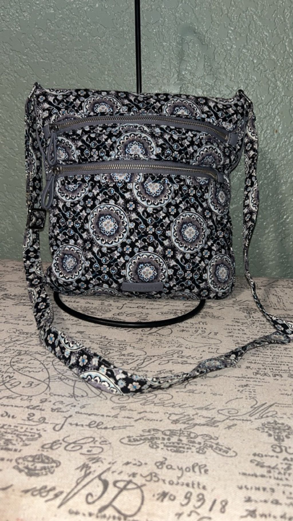 Vera Bradley Women's Vera Bradley Crossbody Bag One Size Black Blue Size ONE SIZE - 1 Thumbnail