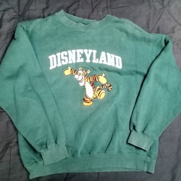 Disney × Vintage Vintage Disneyland Spell Out Tigger Crewneck Sweatshirt Size US S / EU 44-46 / 1 - 2 Thumbnail