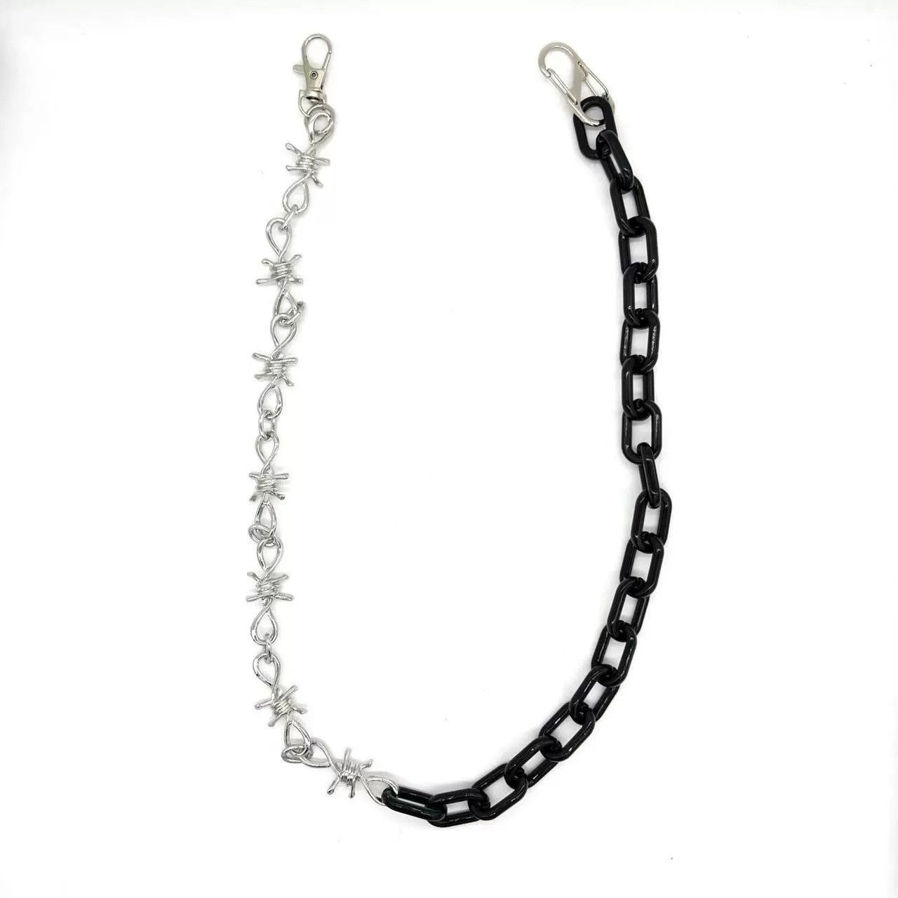 Vintage Retro hip-hop punk style jeans waist chain Size ONE SIZE - 3 Thumbnail