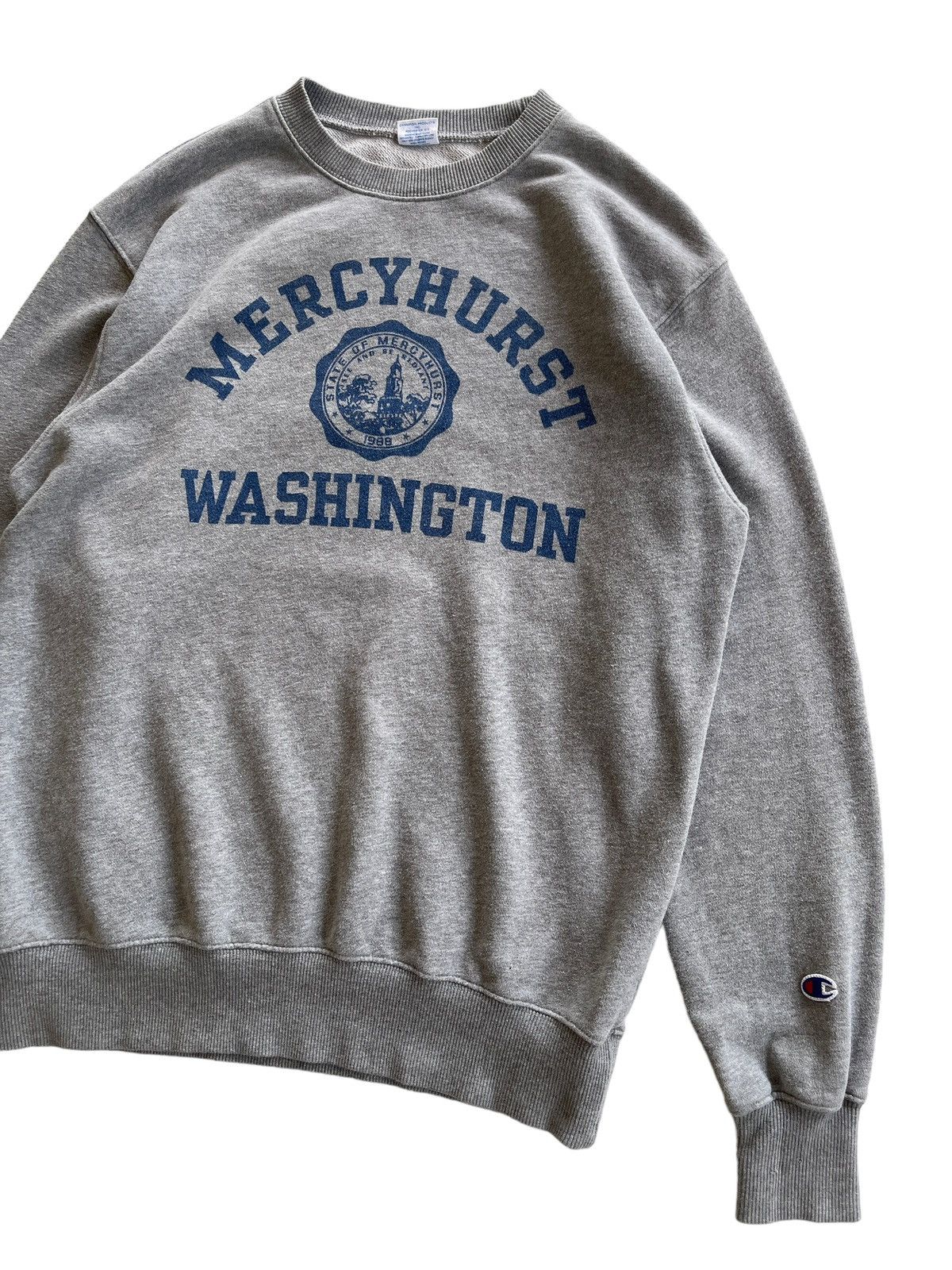 Champion Vintage 90s Champion Mercyhurst Washington Crewneck Size US XL / EU 56 / 4 - 5 Thumbnail