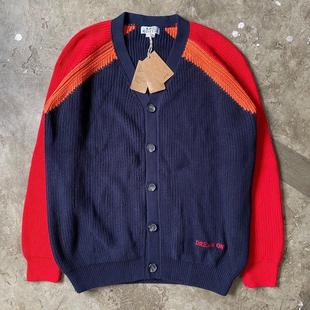 A.P.C. × Kid Cudi A.P.C x Kid Cudi dream on heavy knit cardigan Size US M / EU 48-50 / 2 - 2 Thumbnail