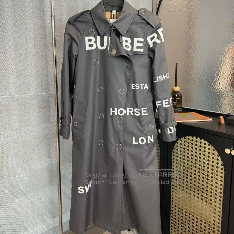 Burberry Burberry Gray Women's Trench Coat Size XS. Size XS / US 0-2 / IT 36-38 - 1 Thumbnail