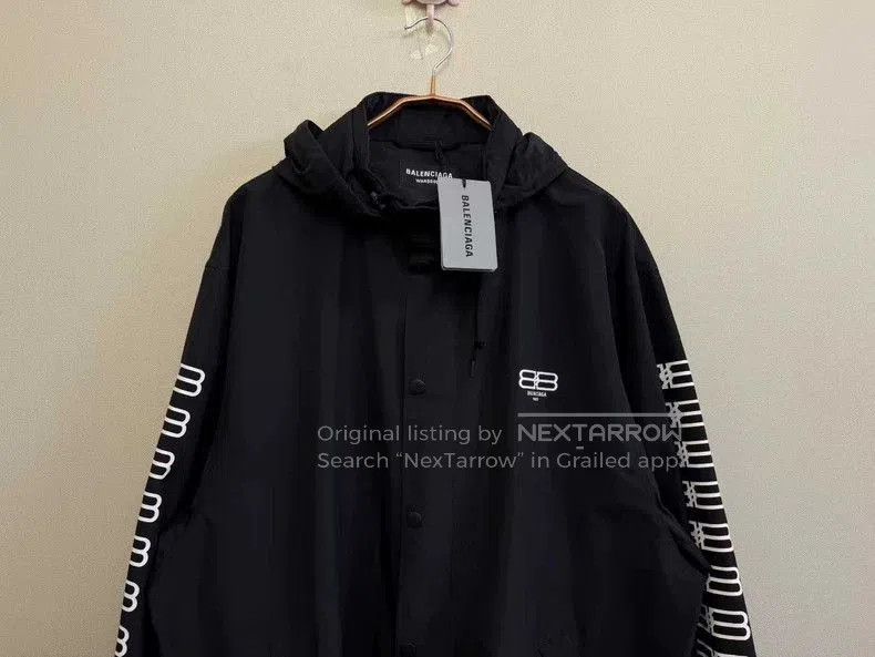 Balenciaga Balenciaga Black BB Logo Raincoat. Size US S / EU 44-46 / 1 - 2 Thumbnail