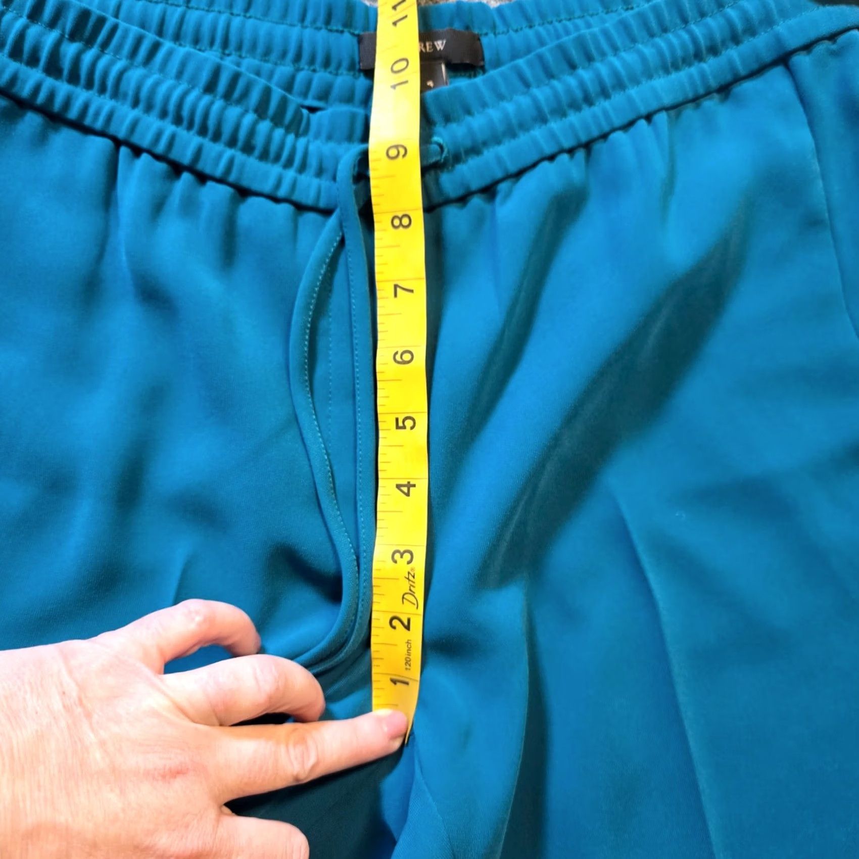 J.Crew J.CREW Pants Womens Size 4 Blue Green Tapered Pull On Pockets Career Capsule Dress Pants Size 27" / US 4 / IT 40 - 6 Thumbnail