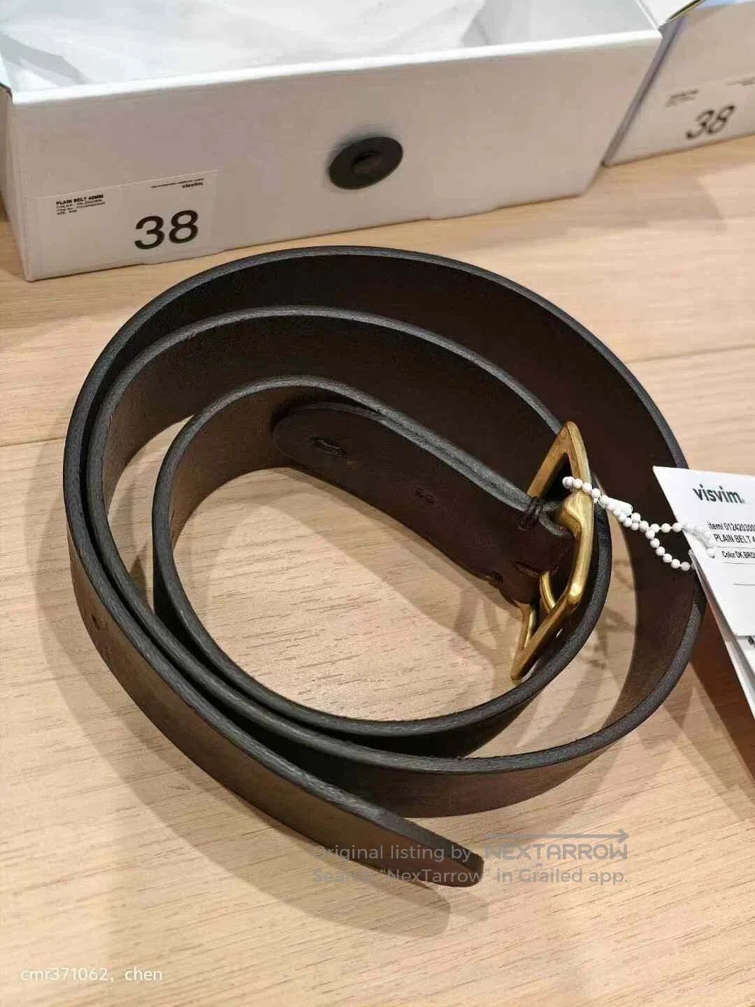 Visvim VISVIM 24AW PLAIN BELT 40MM. Size ONE SIZE - 7 Thumbnail