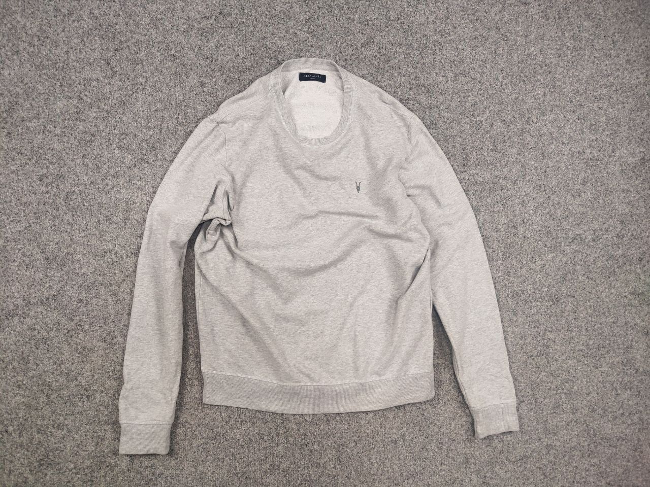 Allsaints Allsaints raven crew neck ramskull Gray Sweatshirt Size US S / EU 44-46 / 1 - 7 Thumbnail