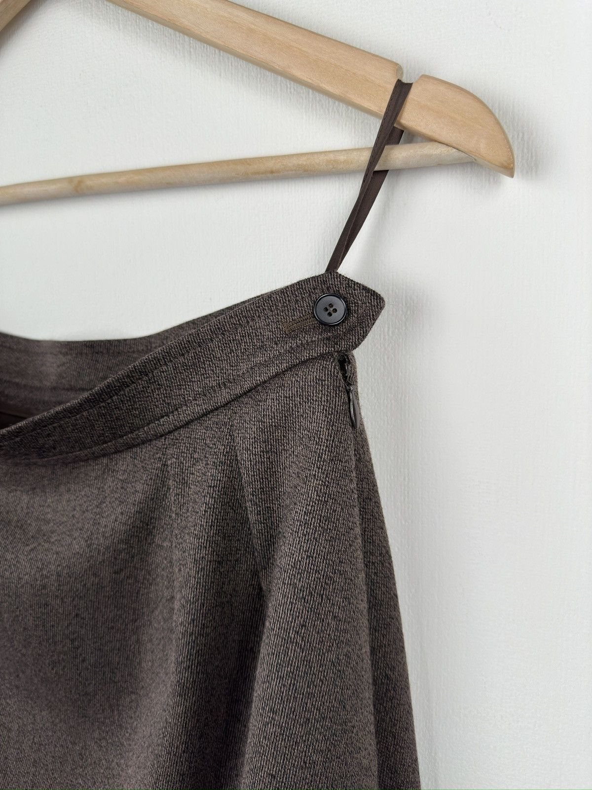 Saint Laurent Paris 80s SAINT LAURENT Rive Gauche by Tom Ford Wool Pencil Skirt Size 27" / US 4 / IT 40 - 5 Thumbnail