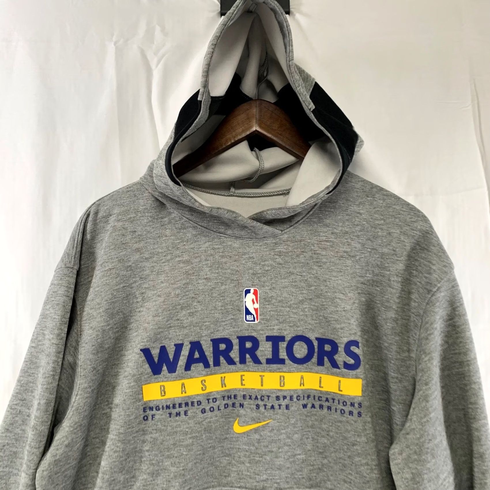 Nike Nike Golden State Warriors Hoodie Mens Large Gray Dri-FIT NBA Size US L / EU 52-54 / 3 - 2 Thumbnail