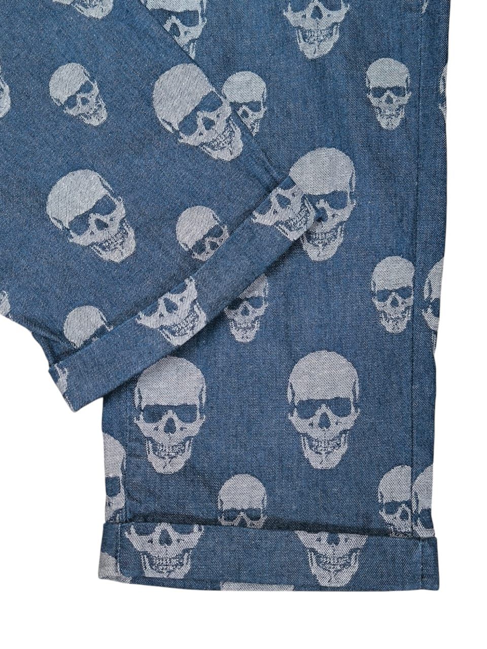 Philipp Plein Phillipp plein denim straight skulls retro Size 30" / US 8 / IT 44 - 7 Thumbnail
