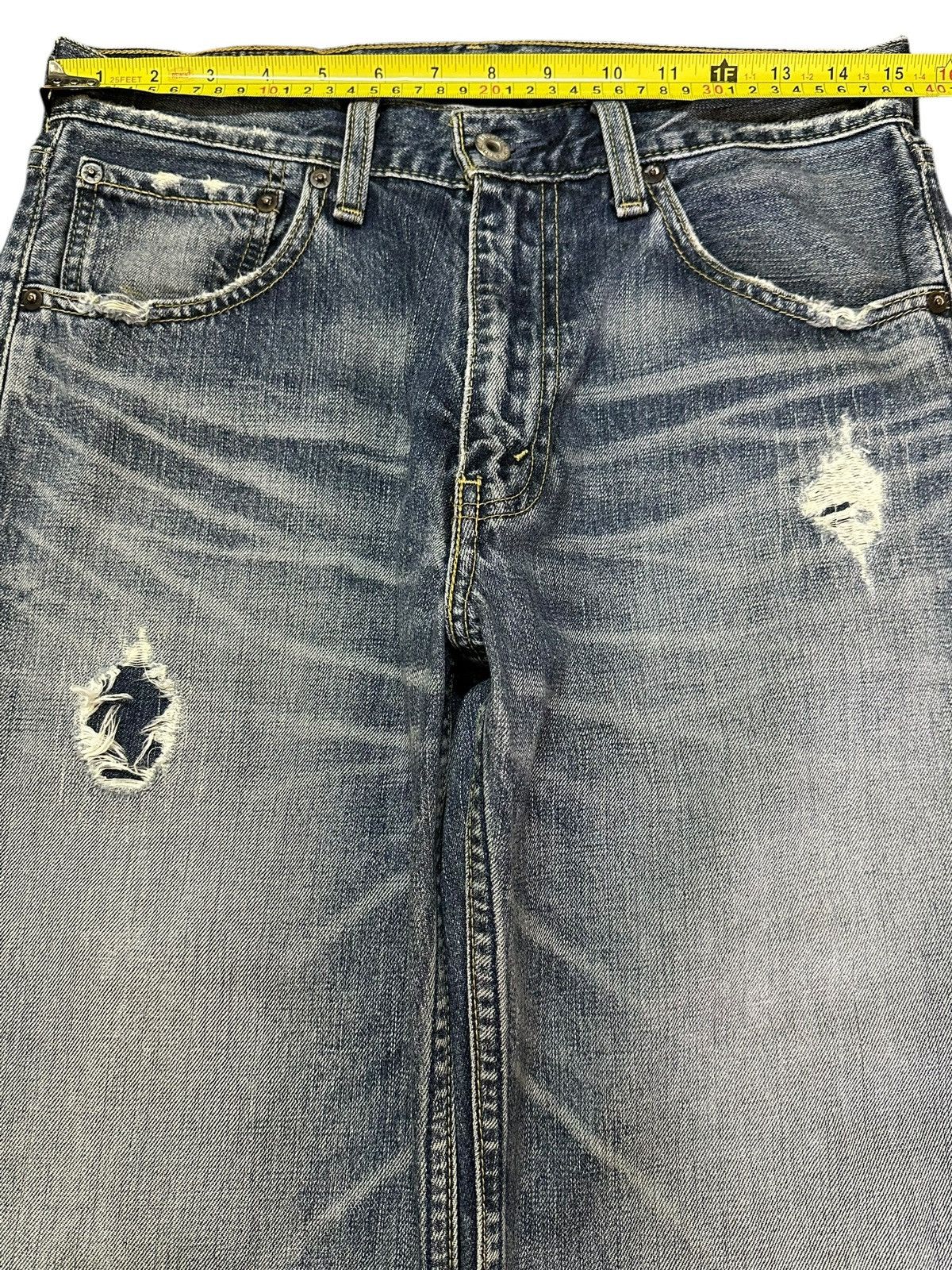 Levi's Vintage 90s Levis 503 Faded Wash Distress Style Baggy Jeans Size US 30 / EU 46 - 12 Thumbnail