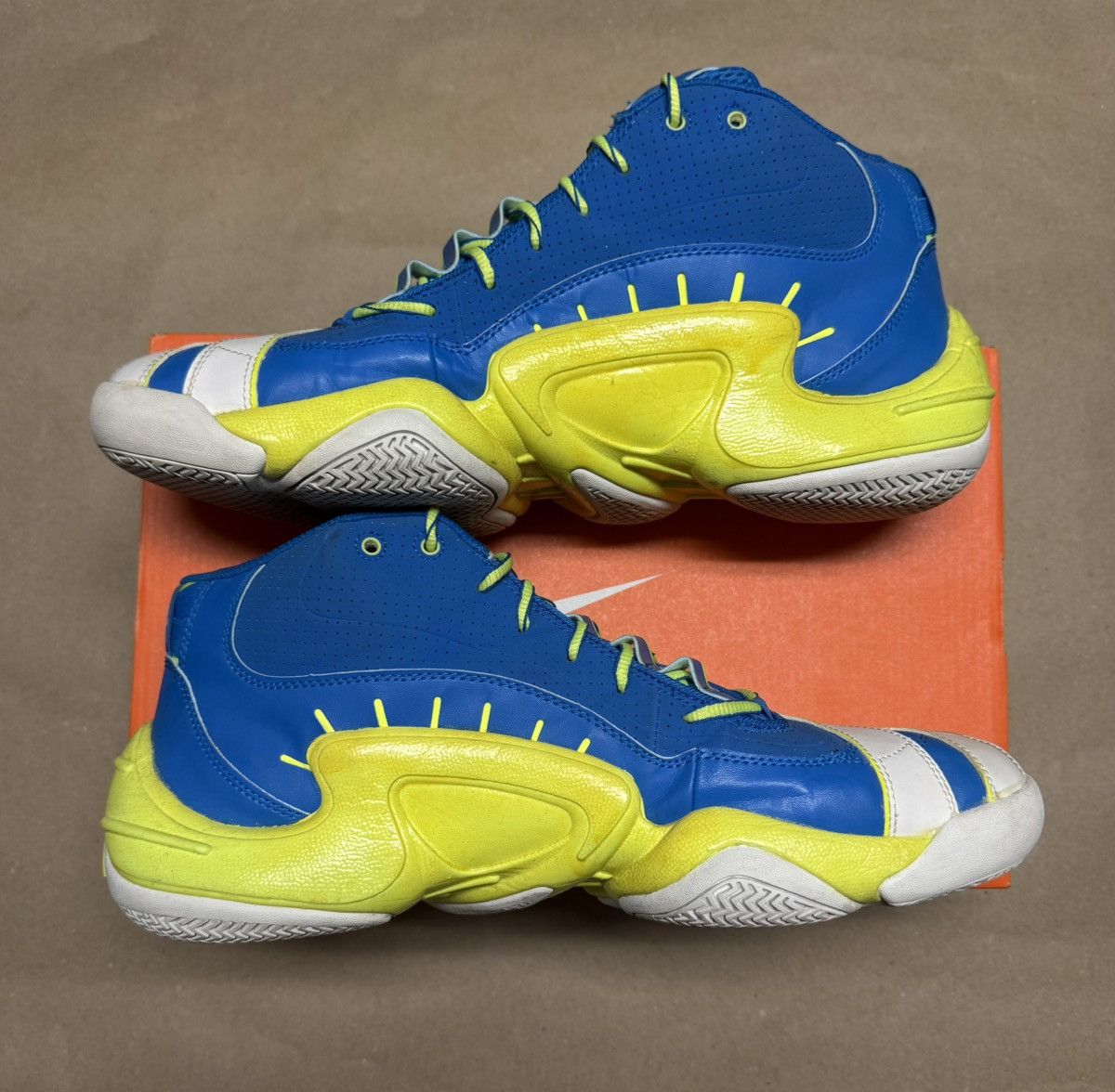 Adidas Adidas Real Deal Blue Lime Mens sz 14 Basketball Shoes Rare Size US 14 / EU 47 - 2 Thumbnail