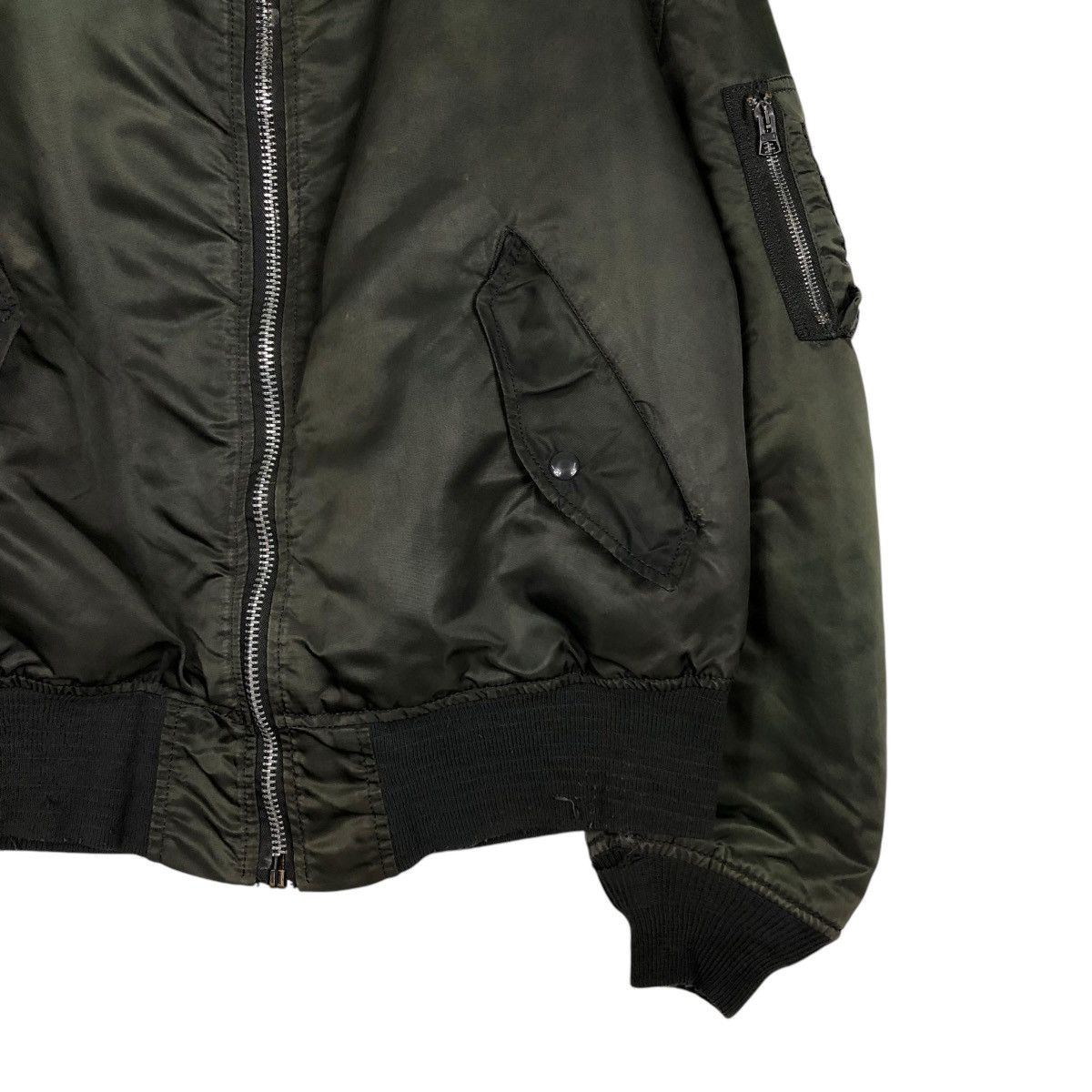 Vintage 🔥VTG REVERSIBLE MA-1 BOMBER JACKET ALPHA INDUSTRIES USA Size US L / EU 52-54 / 3 - 7 Thumbnail