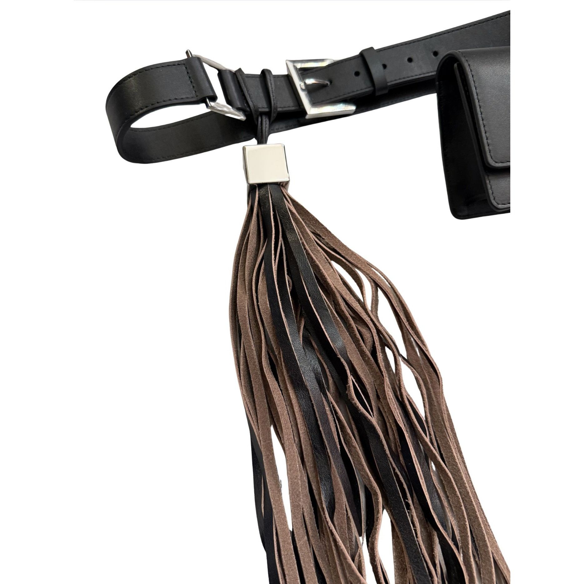 Mango MANGO Selection leather belt Removable Attachments NWOT $140 Size ONE SIZE - 3 Thumbnail