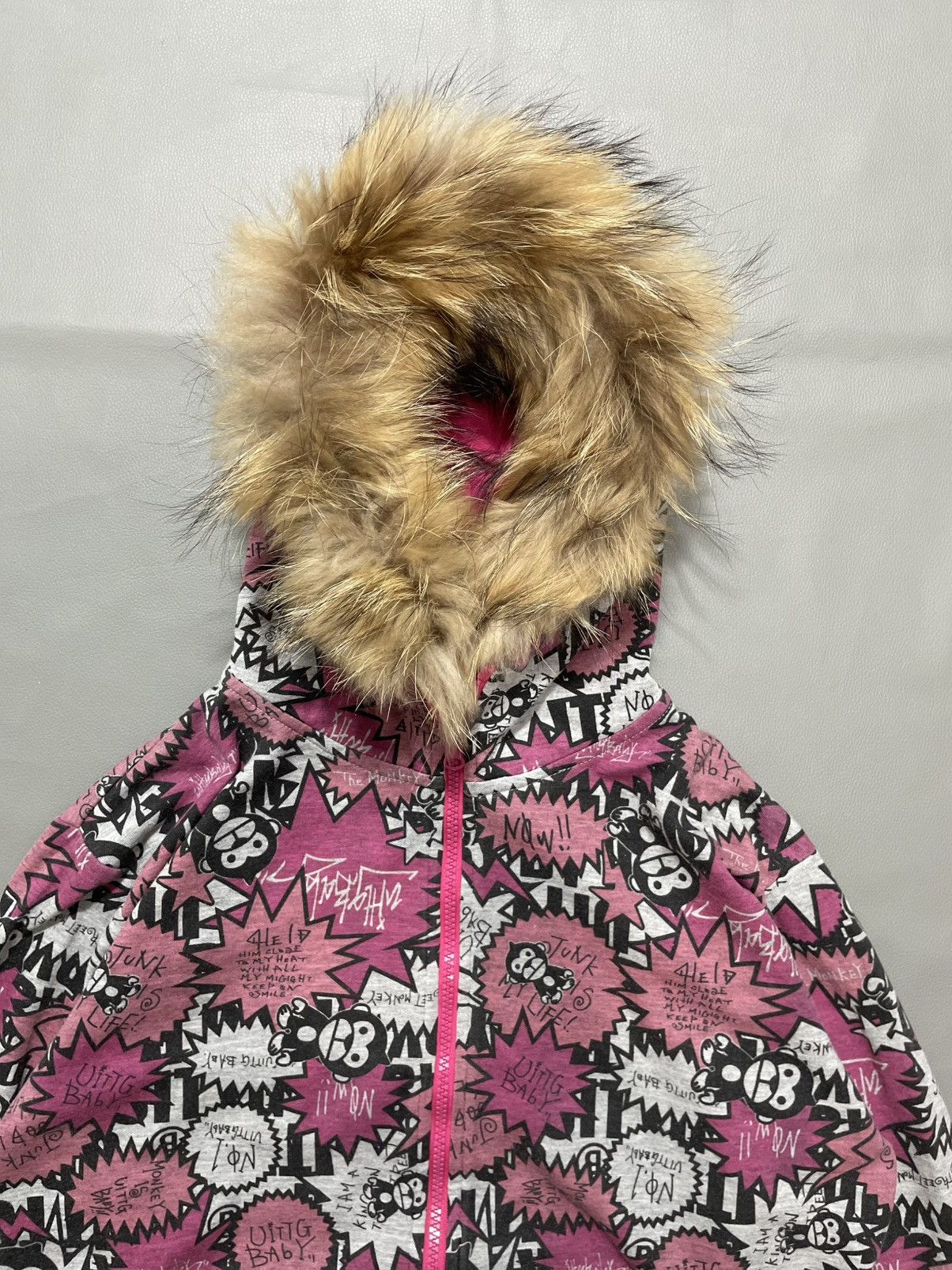 Hysteric Glamour Hyper Primates Zip Fur Hoodie ifsix Lgb style Size US M / EU 48-50 / 2 - 3 Thumbnail
