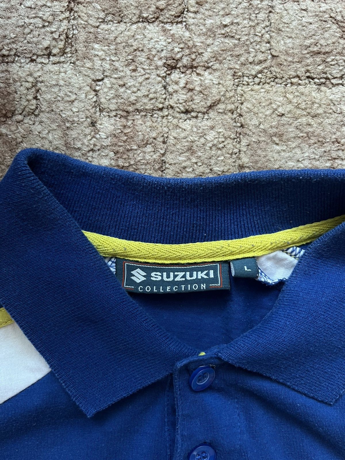 NASCAR Vintage Suzuki GSX F1 Racing Nascar Blue Sponsored Tee Size US L / EU 52-54 / 3 - 4 Thumbnail