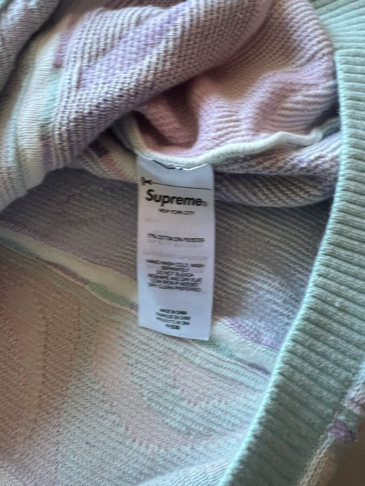 Supreme Supreme Abstract Zip Up Polo Size US L / EU 52-54 / 3 - 4 Thumbnail
