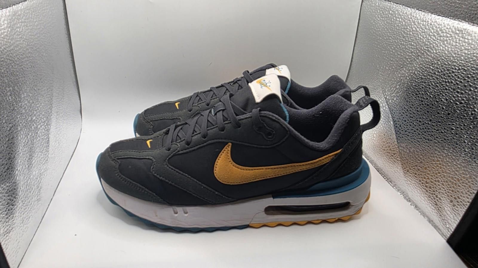NIKE AIR MAX MENS SIZE 10.5 UNIVERSITY GOLD DARK SMOKE GRAY