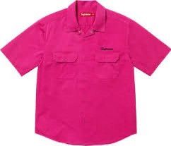 Supreme Supreme rhinestone pin up s/s work shirt Size US M / EU 48-50 / 2 - 2 Thumbnail