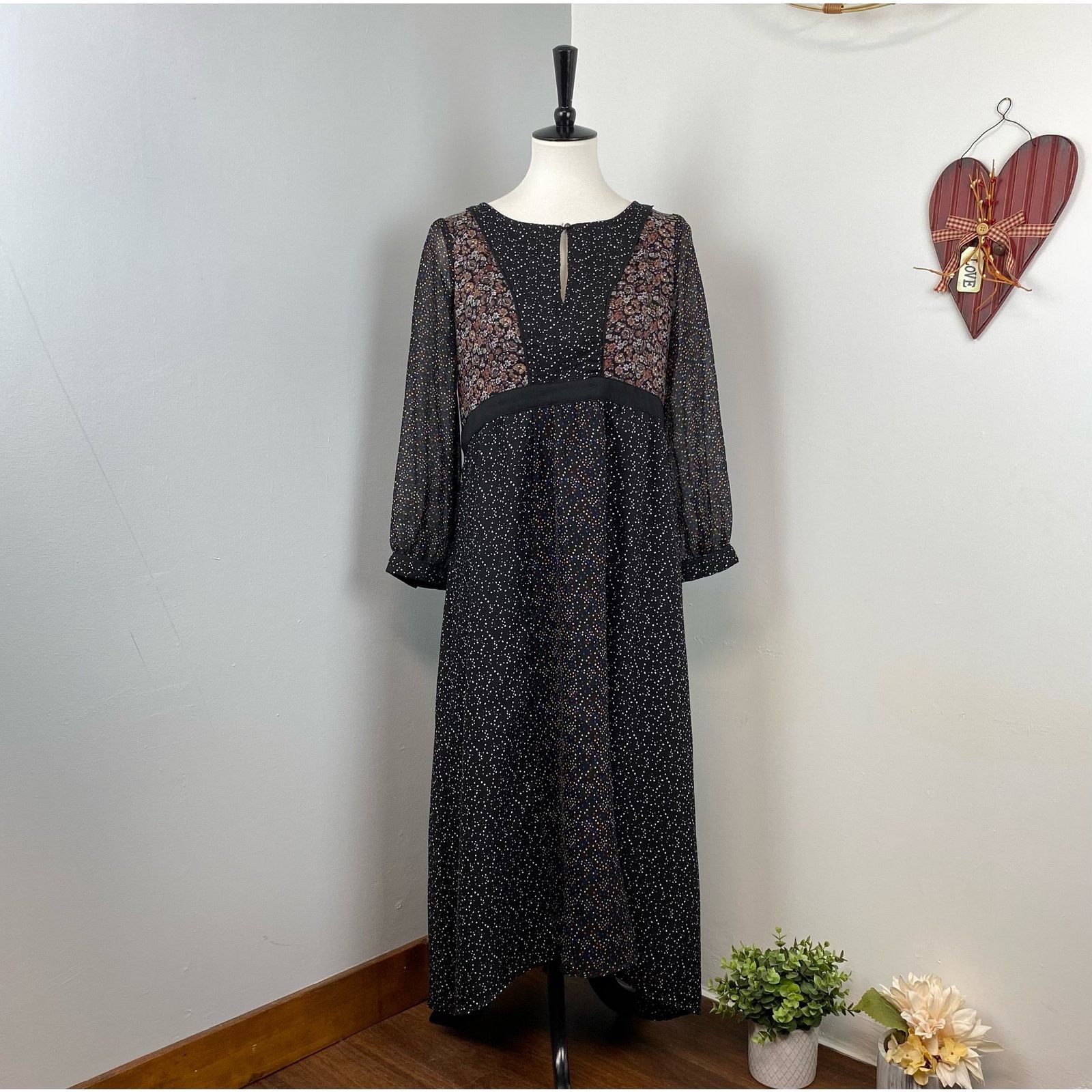 Anthropologie NWT Anthropologie Floreat CountrySide Prairie Dress Sz 4 Size S / US 4 / IT 40 - 1 Thumbnail