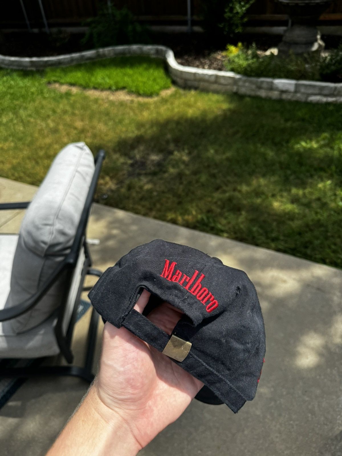 Vintage Vintage Marlboro Hat Size ONE SIZE - 3 Thumbnail