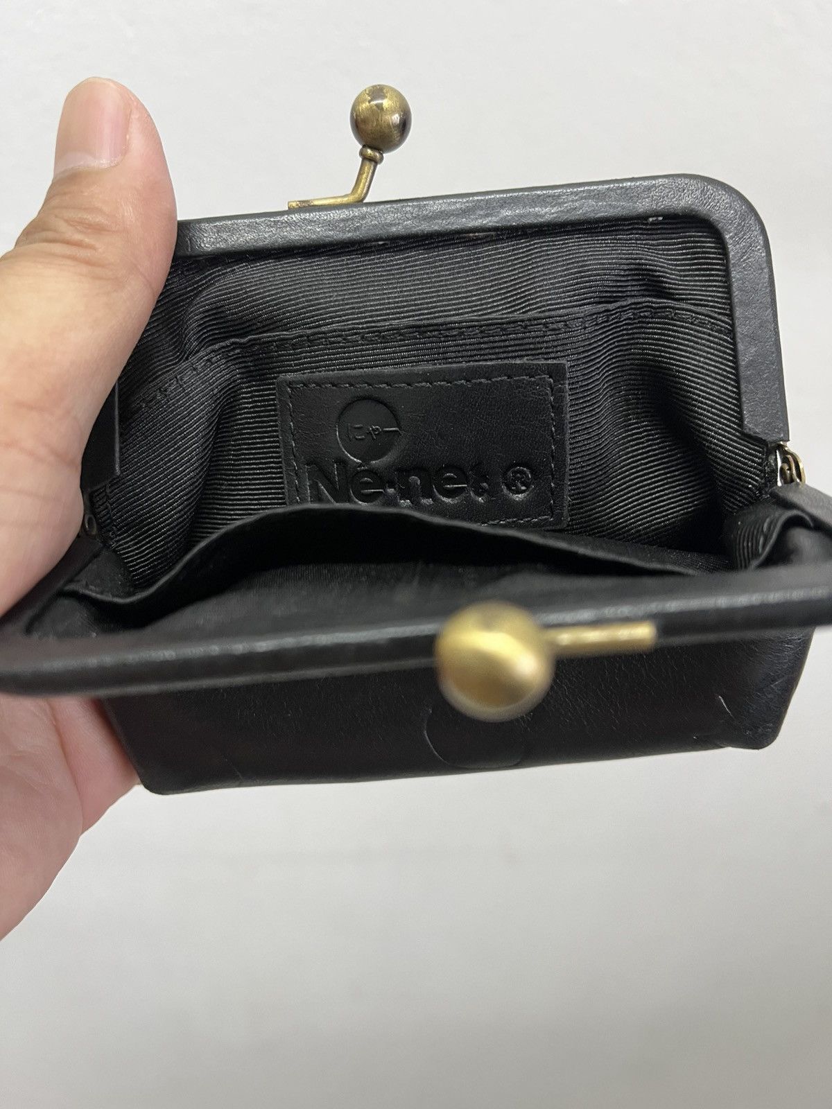 Issey Miyake × Ne-Net Issey miyake ne-net coin pouch lether Size ONE SIZE - 4 Thumbnail