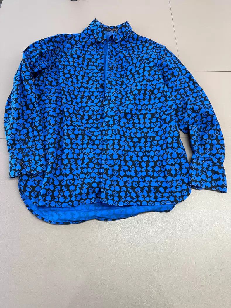 Louis Vuitton louis vuitton logo printed long sleeve shirt Size US S / EU 44-46 / 1 - 1 Thumbnail