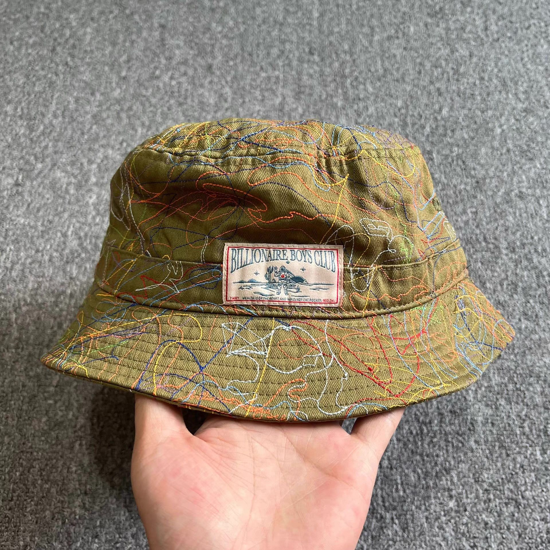 Billionaire Boys Club BBC US Single-Stitch Embroidered Bucket Hat Q7 Size ONE SIZE - 1 Thumbnail