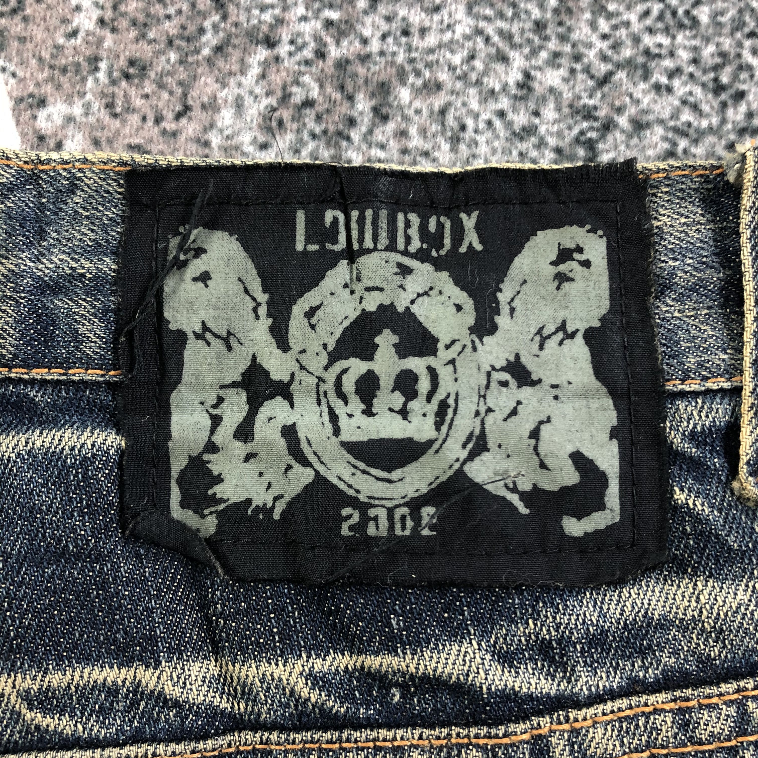Japanese Brand Vintage Lowbox Jeans Rusty Wash Flare Denim KJ1687 Size US 30 / EU 46 - 5 Thumbnail
