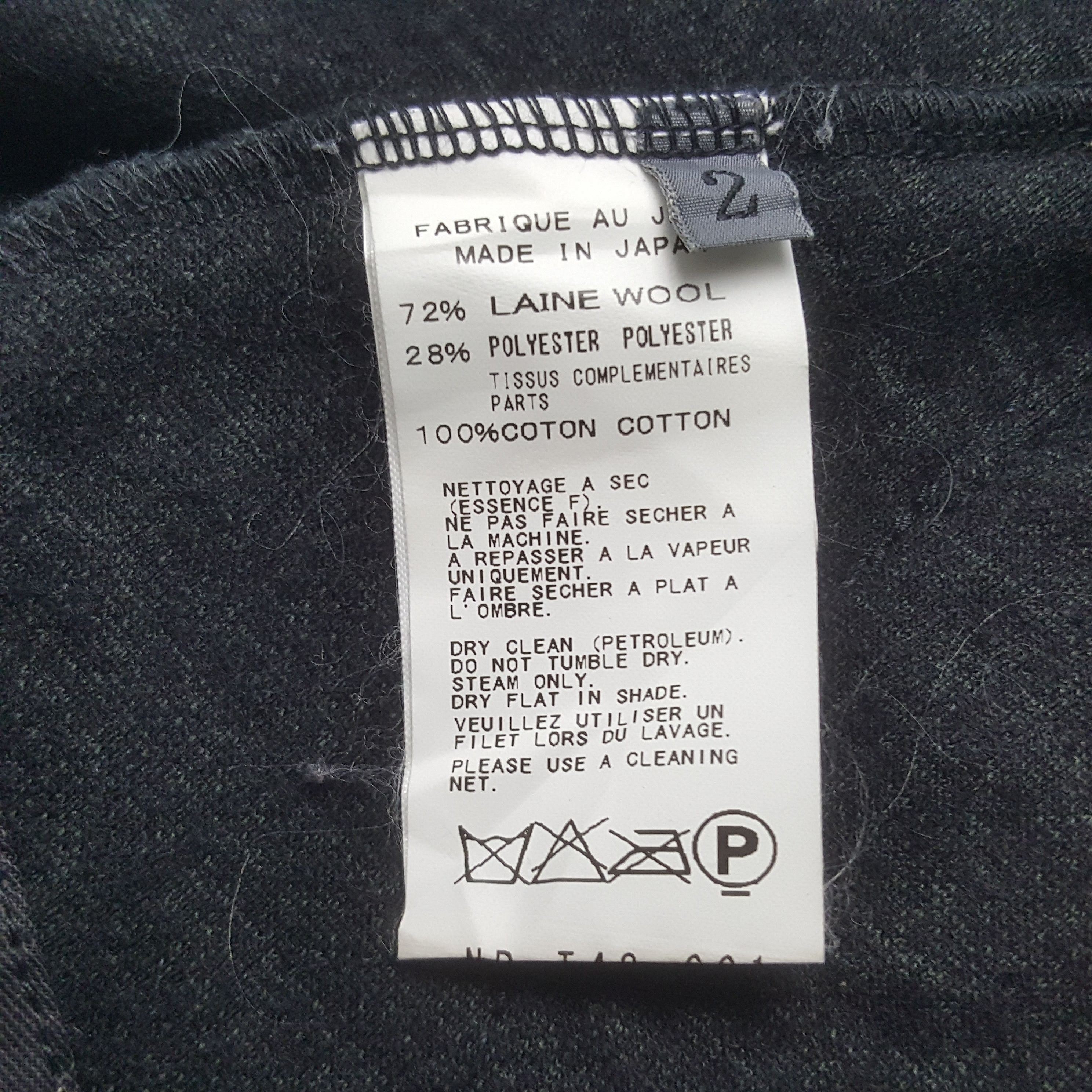 Yohji Yamamoto Vintage Yohji Yamamoto Wool Jacket Size XS / US 0-2 / IT 36-38 - 7 Thumbnail