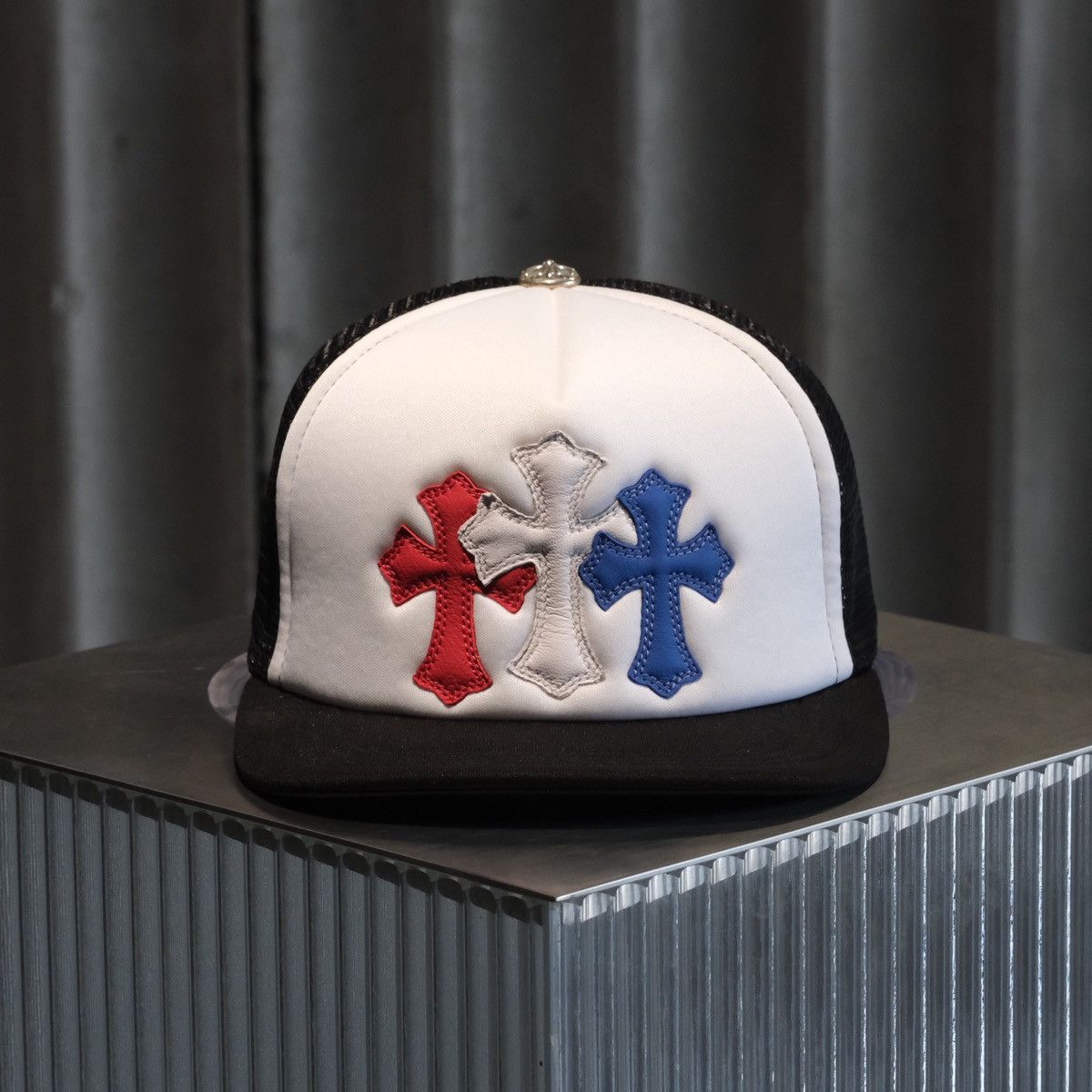 Chrome Hearts CHROME HEARTS TRUCKER CAP - CEMETERY PATCHWORK Size ONE SIZE - 1 Thumbnail