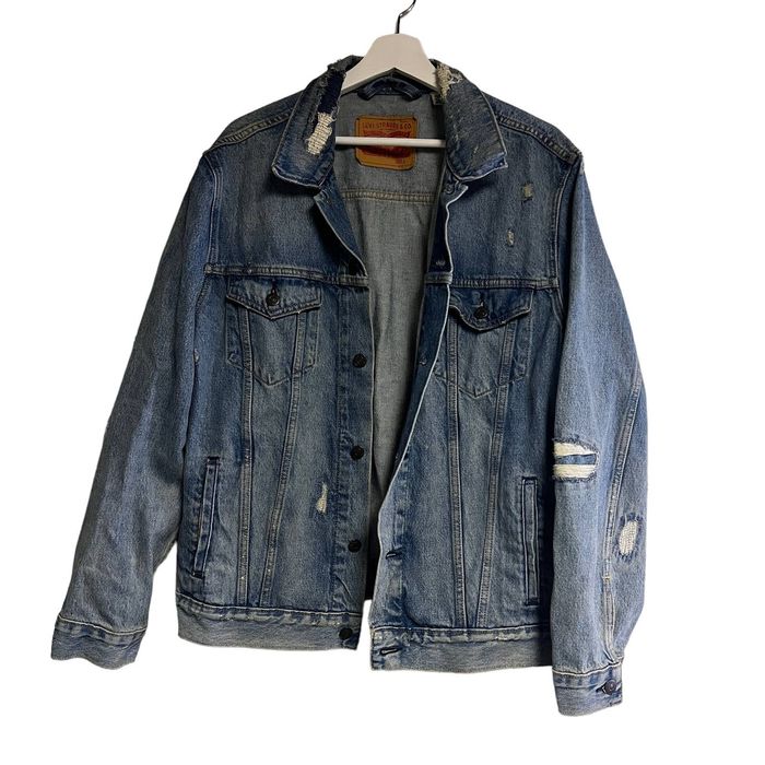 Levi's Men's Denim Trucker Jacket 72334-0475 Get Ripped