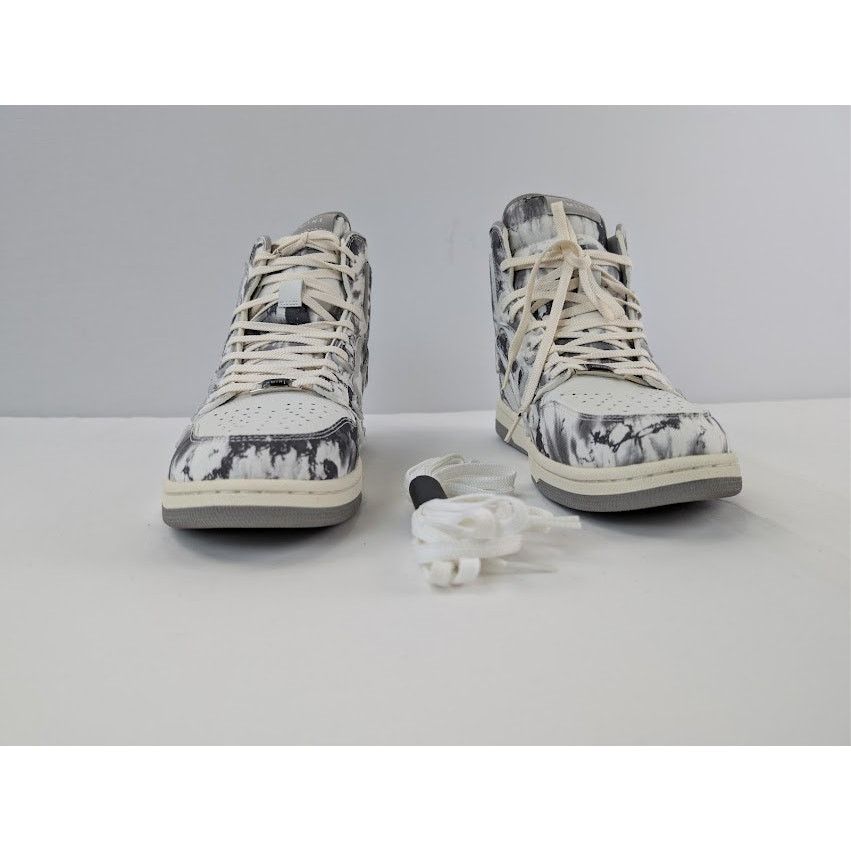 Amiri o1rshd1 Tie Dye Skel Hi Top Sneakers in Grey Size US 13 / EU 46 - 10 Thumbnail