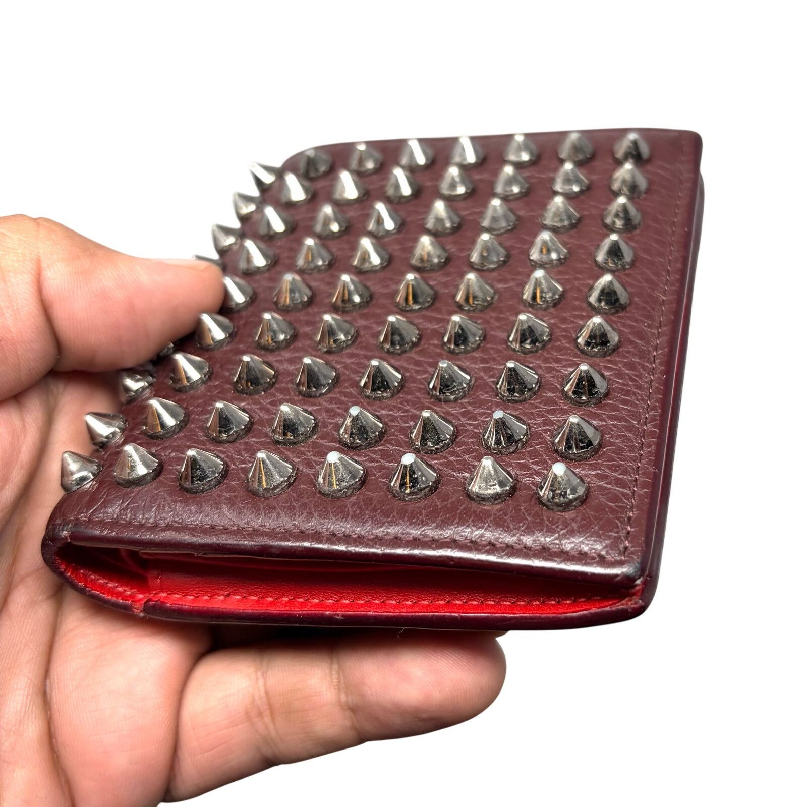 Christian Louboutin Christian Louboutin ‘Paros’ Spike Wallet Size ONE SIZE - 5 Thumbnail