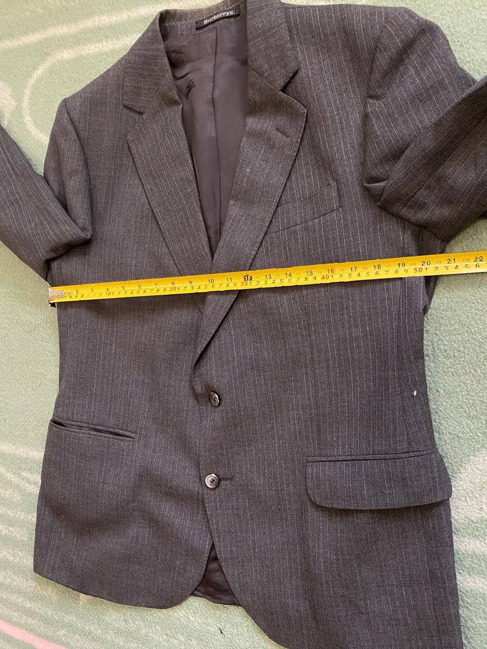 Burberry Burberrys Wool Formal Suit blazer + pants Size 52R - 18 Thumbnail