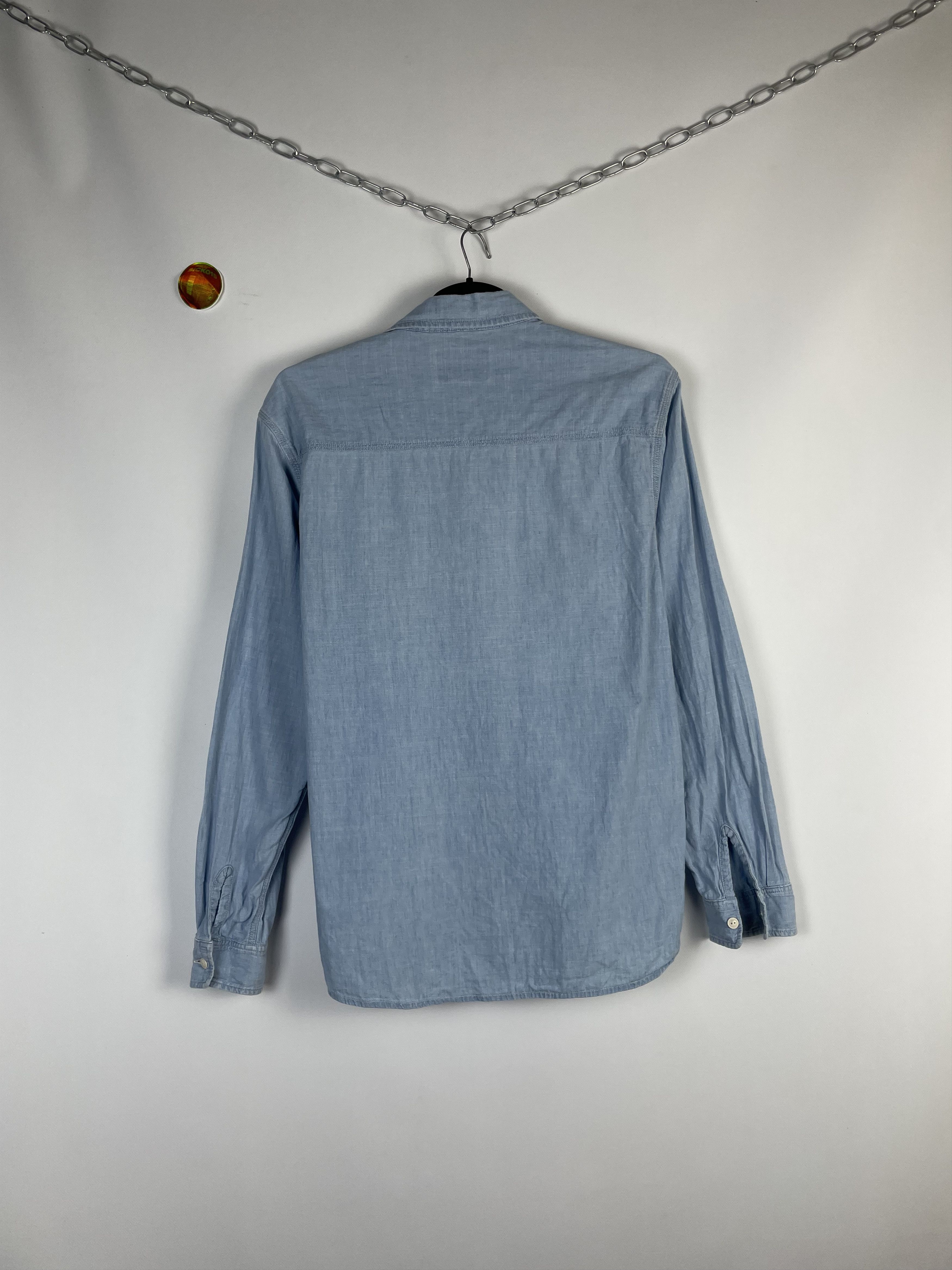Carhartt Wip Carhartt Mens Denim Shirt Size US L / EU 52-54 / 3 - 9 Thumbnail
