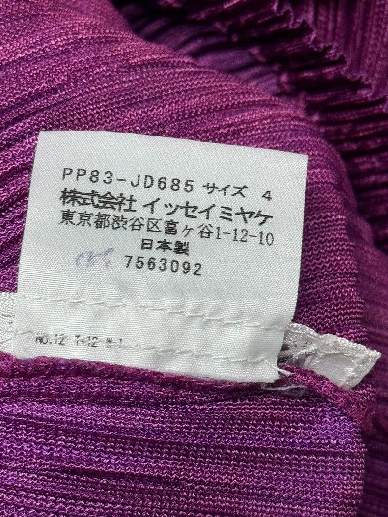 Issey Miyake Issey Miyake size:4 Purple pleated Honor suit jacket top Size S / US 4 / IT 40 - 5 Thumbnail