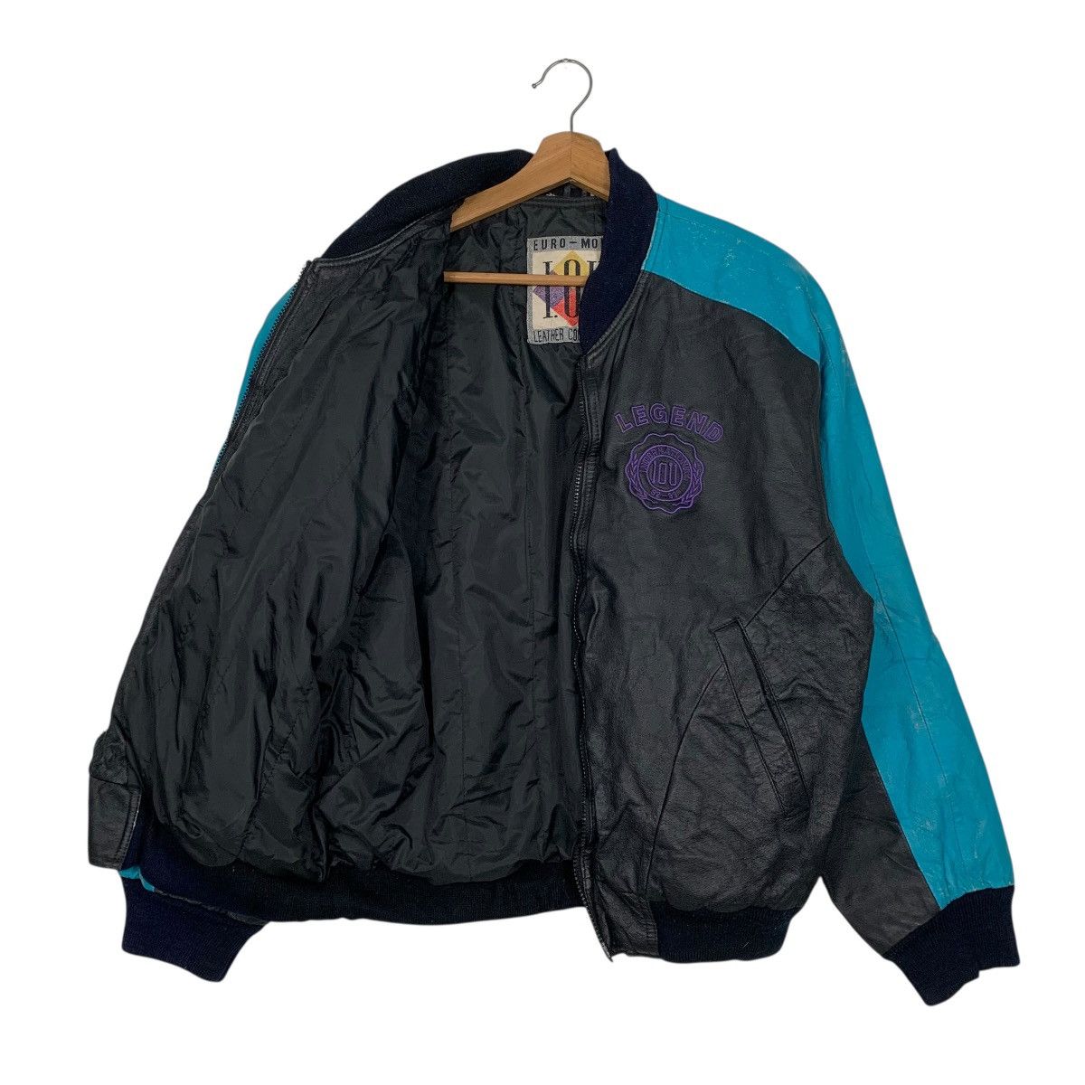 Other Euro Mode IOU Leather Jacket Size US M / EU 48-50 / 2 - 9 Thumbnail