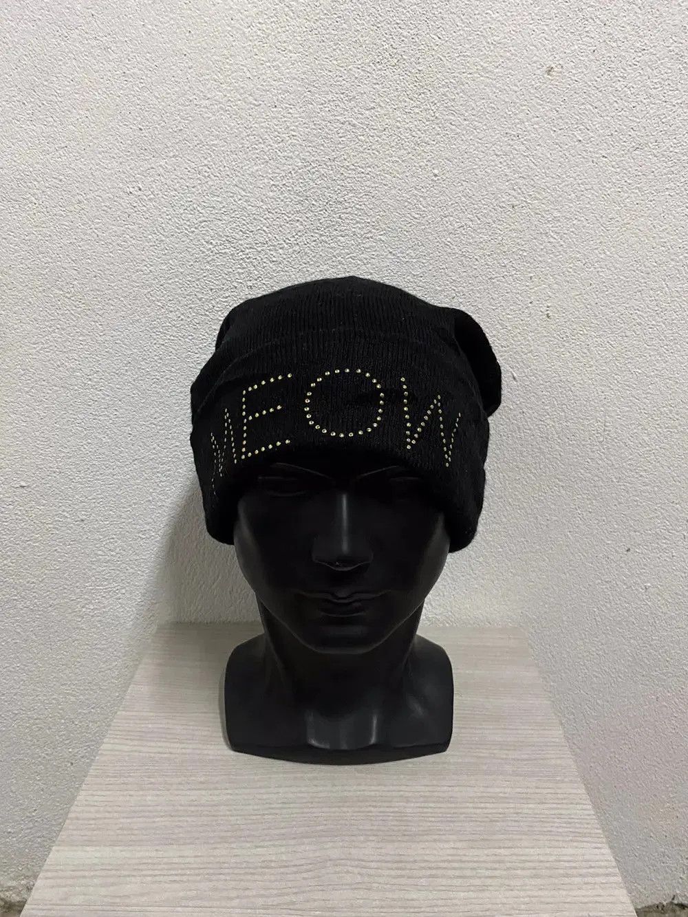 H&M H&M Meow SpellOut Bunny Horn Beanie Hat Size ONE SIZE - 3 Thumbnail