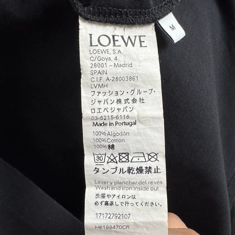 Loewe LOEWE Black flower letter logo short sleeve Size M / US 6-8 / IT 42-44 - 5 Thumbnail